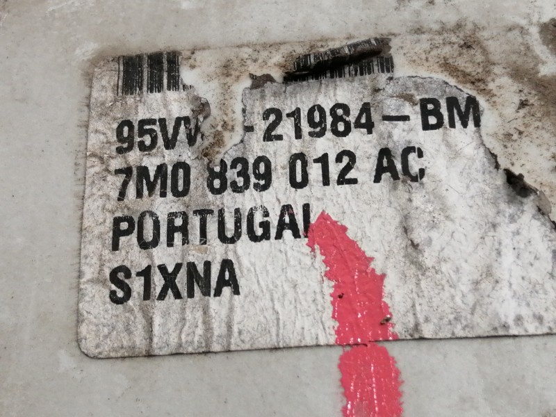 Recambio de cerradura puerta trasera derecha para volkswagen sharan (7m8) 1.9 tdi referencia OEM IAM 7M0839011AC  