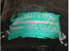 Recambio de compresor aire acondicionado para volkswagen sharan (7m8) 1.9 tdi referencia OEM IAM 7M0820803D   2