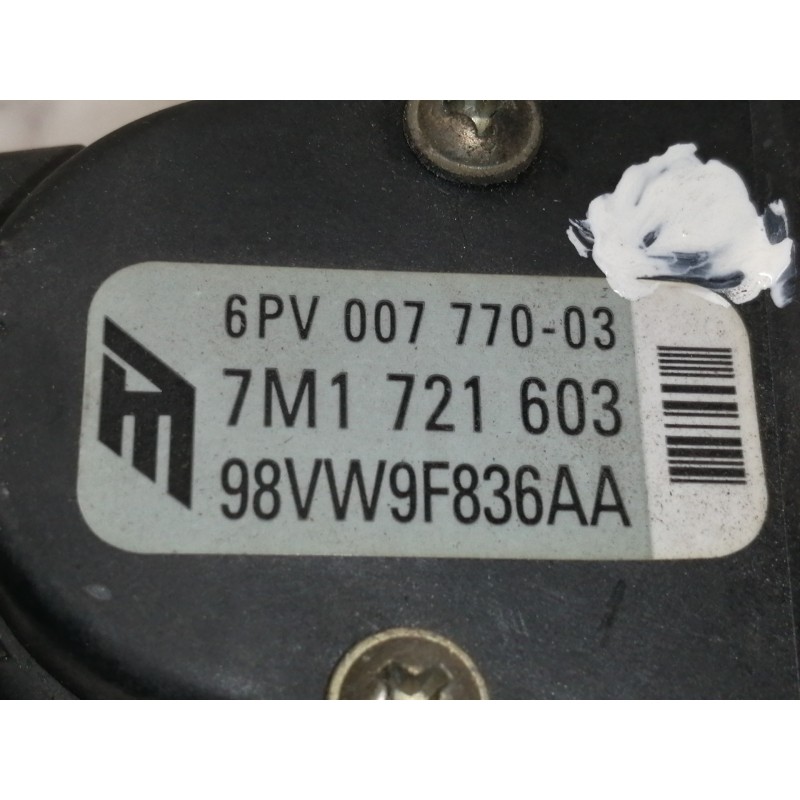 Recambio de potenciometro pedal para volkswagen sharan (7m8) 1.9 tdi referencia OEM IAM 6PV00777003  