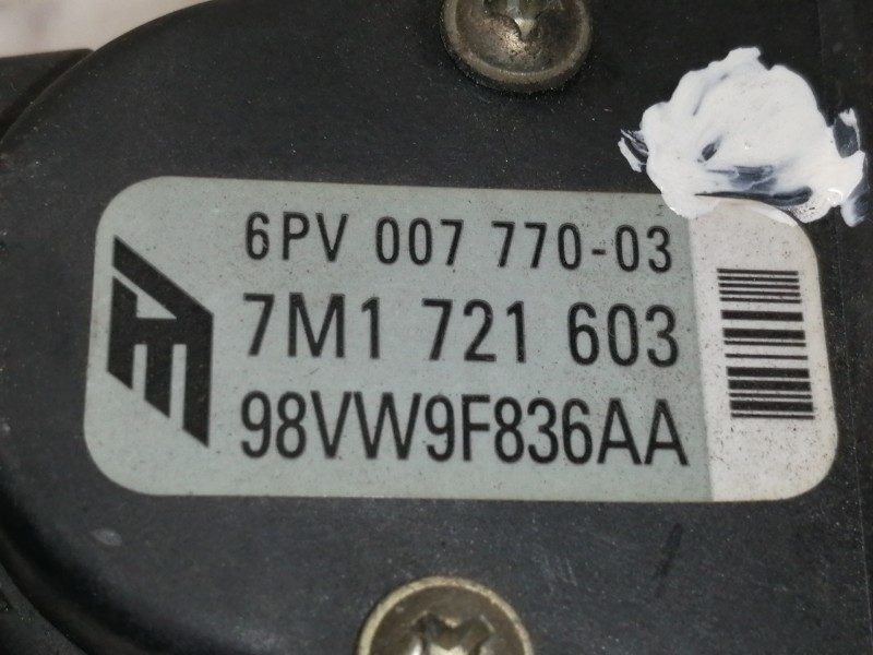 Recambio de potenciometro pedal para volkswagen sharan (7m8) 1.9 tdi referencia OEM IAM 6PV00777003  