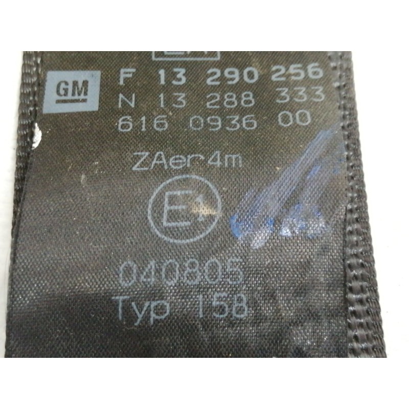 Recambio de cinturon seguridad trasero derecho para opel corsa d catch me now referencia OEM IAM 609160500B  