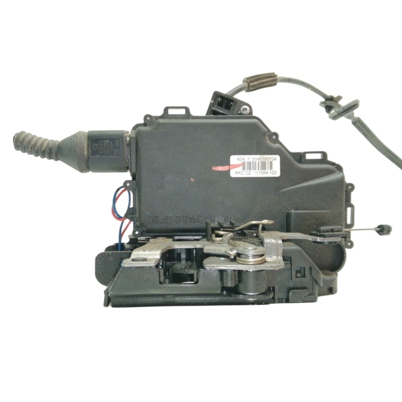 Recambio de cerradura puerta trasera izquierda para volkswagen passat berlina (3b2) comfortline referencia OEM IAM 3B4839015A  