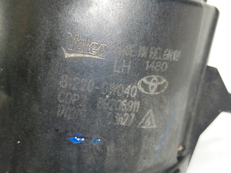 Recambio de faro antiniebla izquierdo para toyota rav 4 (a3) advance referencia OEM IAM 812200W040 89092699 