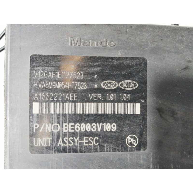 Recambio de abs para kia stonic (ybcuv) business referencia OEM IAM BE6003V109 A1002221AEE 