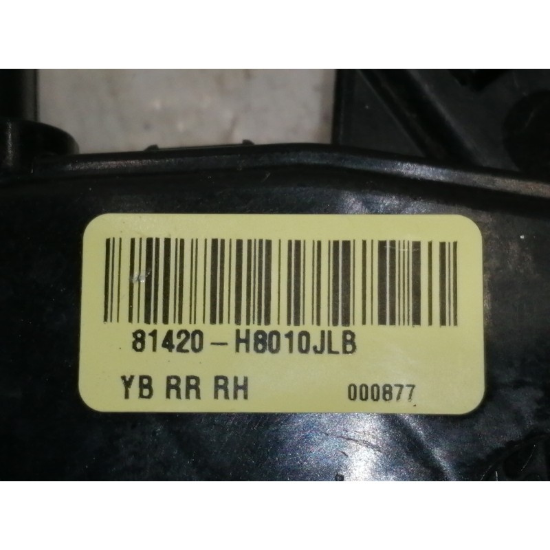Recambio de cerradura puerta trasera derecha para kia stonic (ybcuv) business referencia OEM IAM 81420H8010JLB  