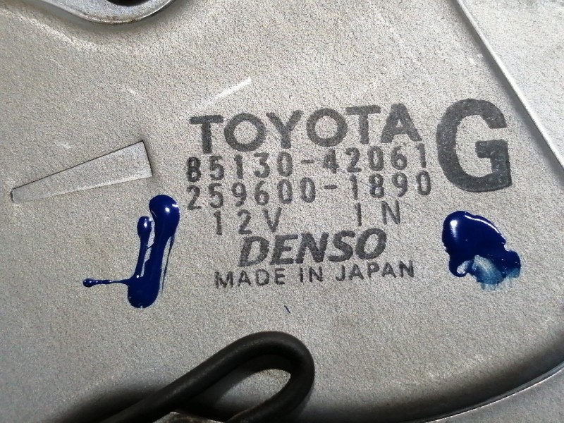 Recambio de motor limpia trasero para toyota rav 4 (a3) advance referencia OEM IAM 8513042061  