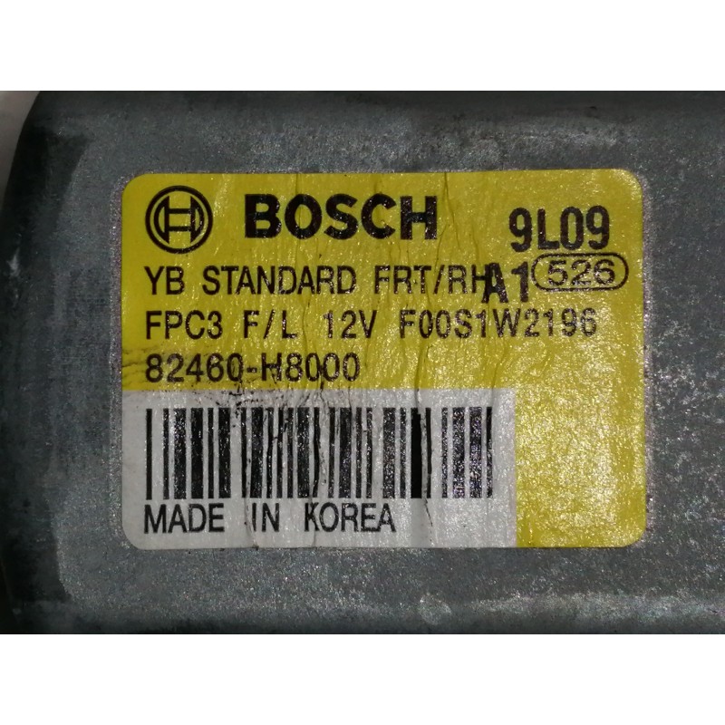 Recambio de elevalunas delantero derecho para kia stonic (ybcuv) business referencia OEM IAM 82460H8000 F0S1W2196 ELECTRICO