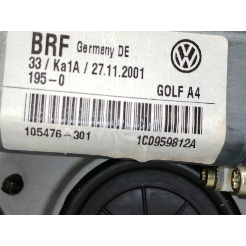 Recambio de elevalunas trasero derecho para volkswagen golf iv berlina (1j1) highline referencia OEM IAM 1J4839756E 1J4839730H 