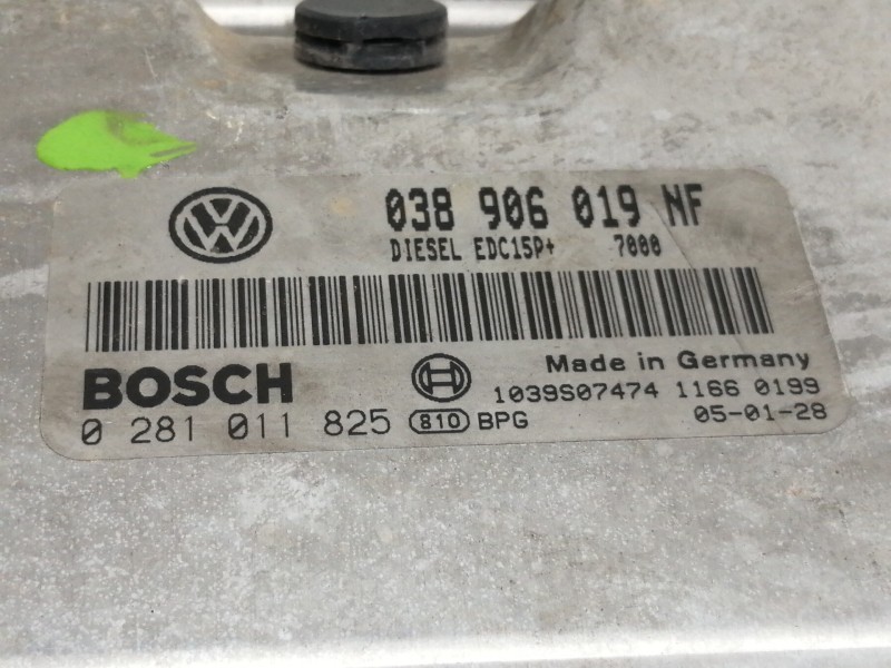 Recambio de centralita motor uce para seat ibiza (6l1) f.r. referencia OEM IAM 038906019NF  