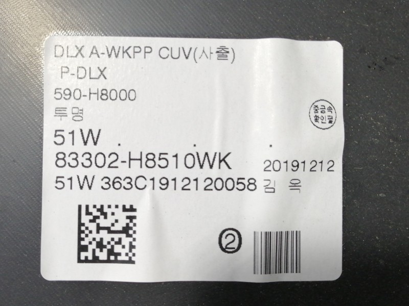 Recambio de guarnecido puerta trasera derecha para kia stonic (ybcuv) business referencia OEM IAM 83301H8510WK  