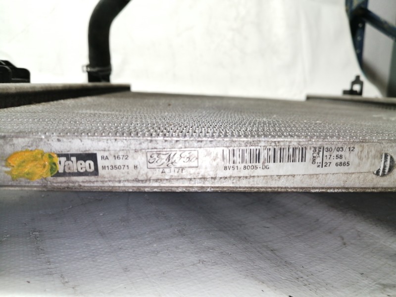 Recambio de radiador agua para ford fiesta (cb1) trend referencia OEM IAM M135071H 8V518005DG 