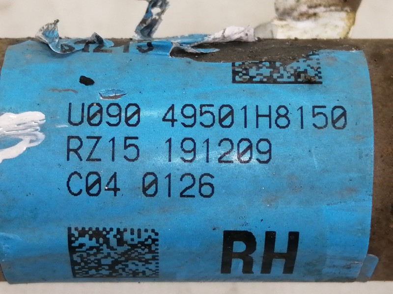 Recambio de transmision delantera derecha para kia stonic (ybcuv) business referencia OEM IAM 49501H8150  