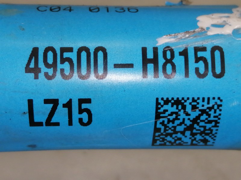 Recambio de transmision delantera izquierda para kia stonic (ybcuv) business referencia OEM IAM 49500H8150  