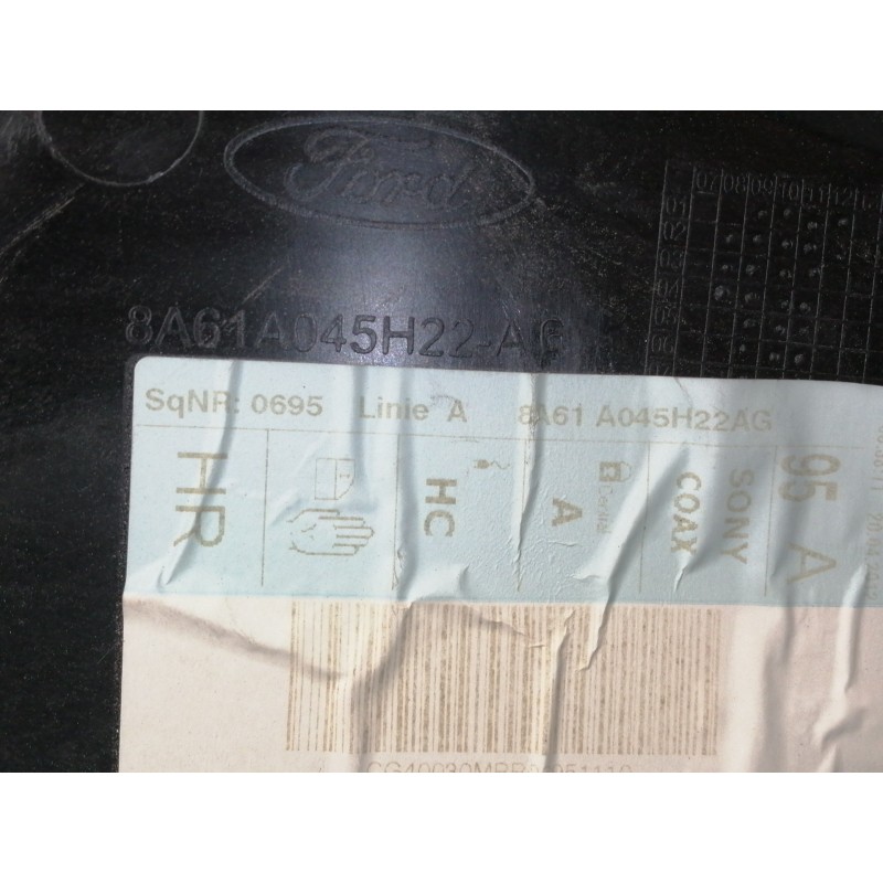 Recambio de elevalunas trasero derecho para ford fiesta (cb1) trend referencia OEM IAM 8A61A045H22AG  