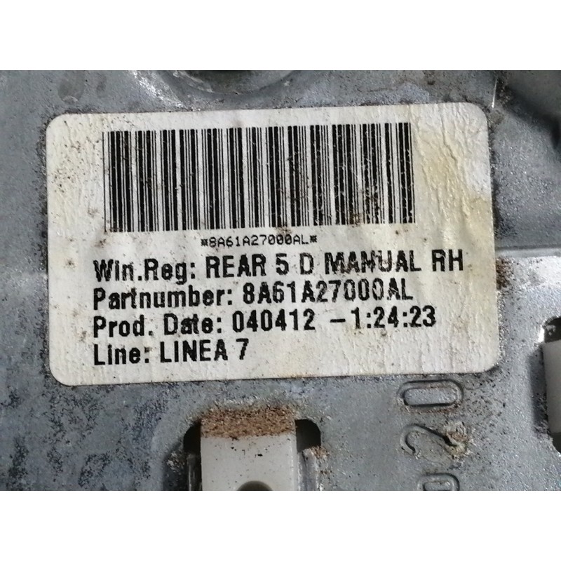 Recambio de elevalunas trasero derecho para ford fiesta (cb1) trend referencia OEM IAM 8A61A045H22AG  