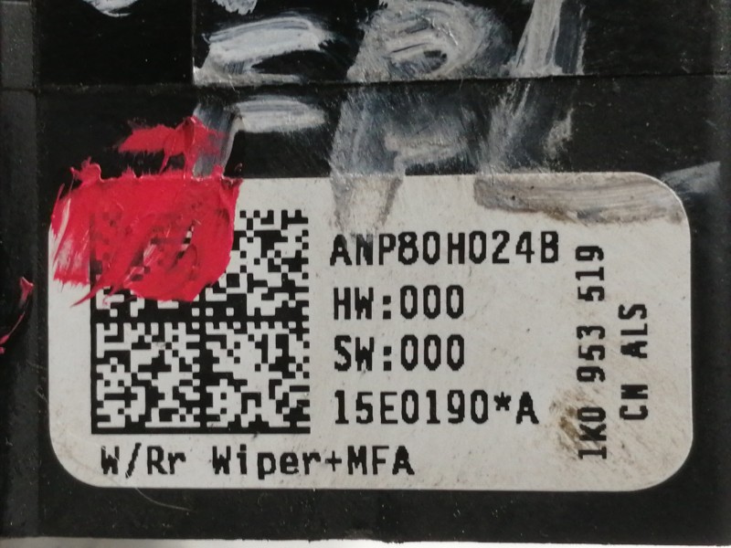 Recambio de mando limpia para seat leon (1p1) reference referencia OEM IAM 1K0953519  