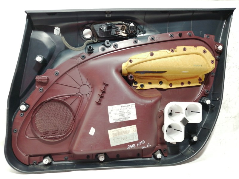 Recambio de guarnecido puerta delantera izquierda para ford fiesta (cb1) trend referencia OEM IAM 8A61A23943A  