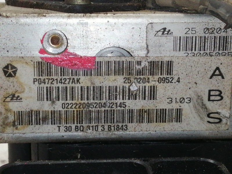 Recambio de abs para chrysler voyager (rg) 2.4 cat referencia OEM IAM P04721427AK  