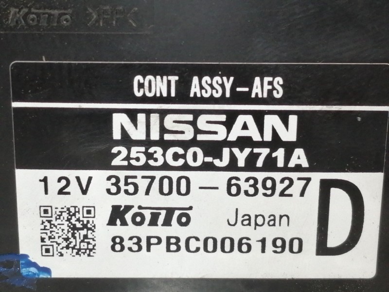 Recambio de modulo electronico para renault koleos dynamique pack2 referencia OEM IAM 253C0JY71A  
