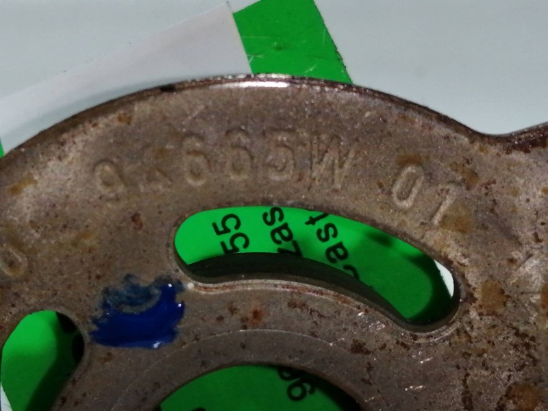 Recambio de polea bomba inyectora para ford fiesta (cb1) trend referencia OEM IAM 9683818280  