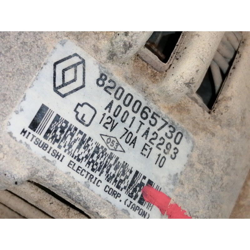 Recambio de alternador para renault kangoo (f/kc0) authentique referencia OEM IAM 8200065730  