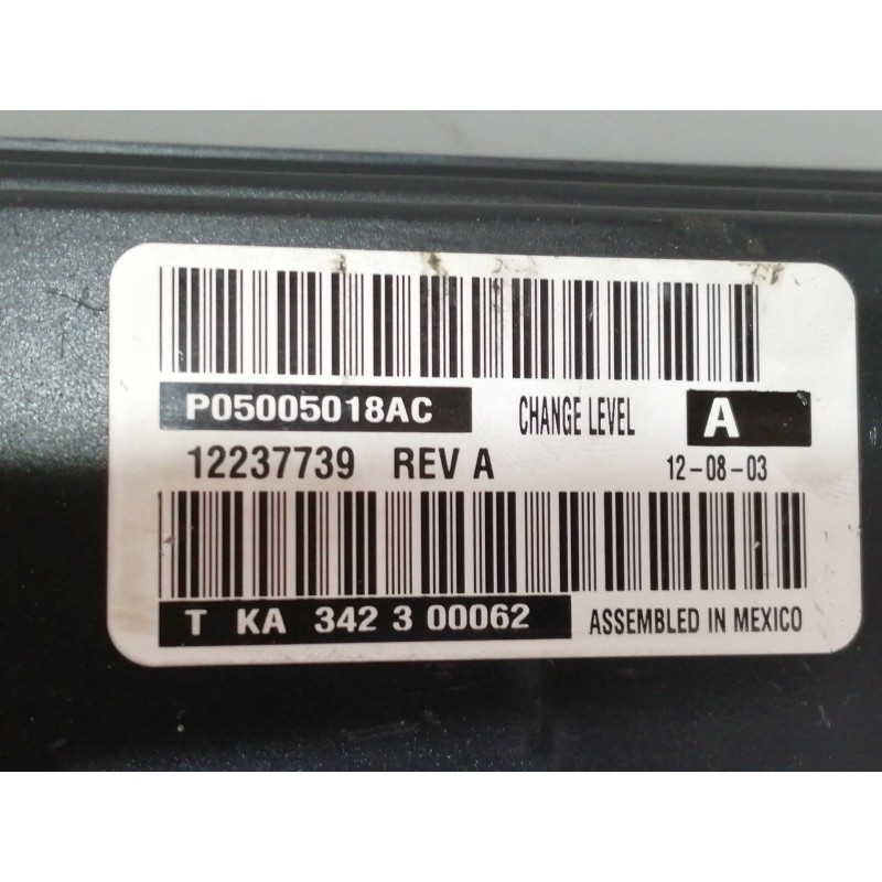 Recambio de mando calefaccion / aire acondicionado para chrysler voyager (rg) 2.4 cat referencia OEM IAM P05005018AC  