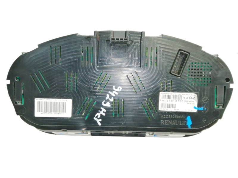 Recambio de cuadro instrumentos para renault megane iii sport tourer emotion referencia OEM IAM RNI248107859R A2C53258659 248107