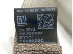 Recambio de cinturon seguridad delantero derecho para opel adam glam ecoflex referencia OEM IAM 33017492B  3 PUERTAS 2