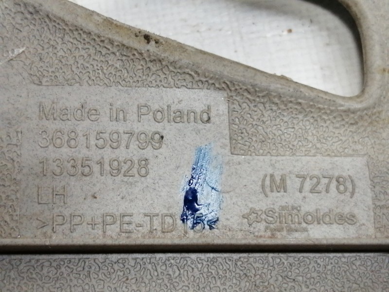 Recambio de cinturon seguridad delantero izquierdo para opel adam glam ecoflex referencia OEM IAM 34156549  3 PUERTAS