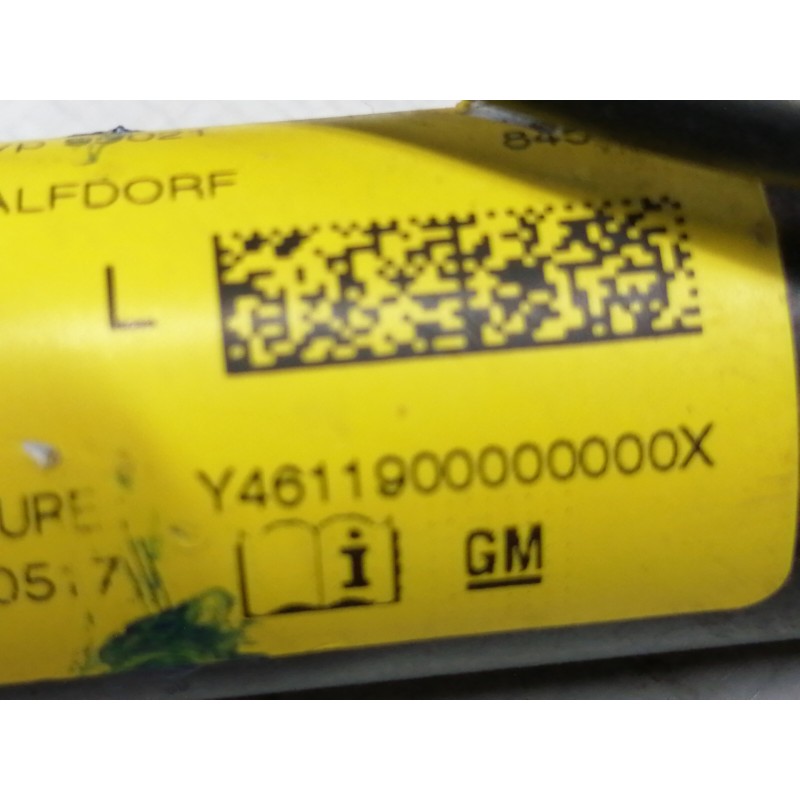 Recambio de cinturon seguridad delantero izquierdo para opel adam glam ecoflex referencia OEM IAM 34156549  3 PUERTAS