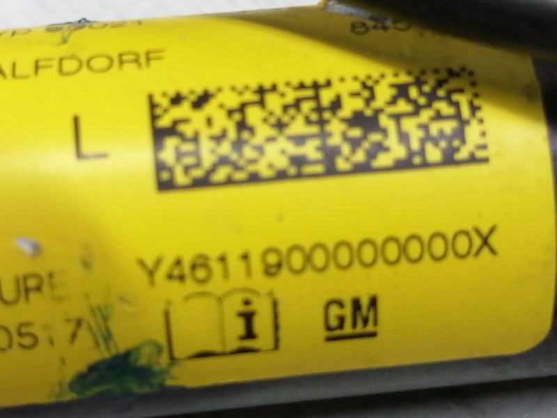 Recambio de cinturon seguridad delantero izquierdo para opel adam glam ecoflex referencia OEM IAM 34156549  3 PUERTAS