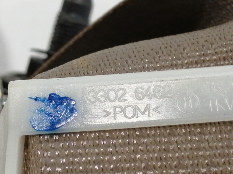 Recambio de cinturon seguridad trasero derecho para opel adam glam ecoflex referencia OEM IAM 33017492B  