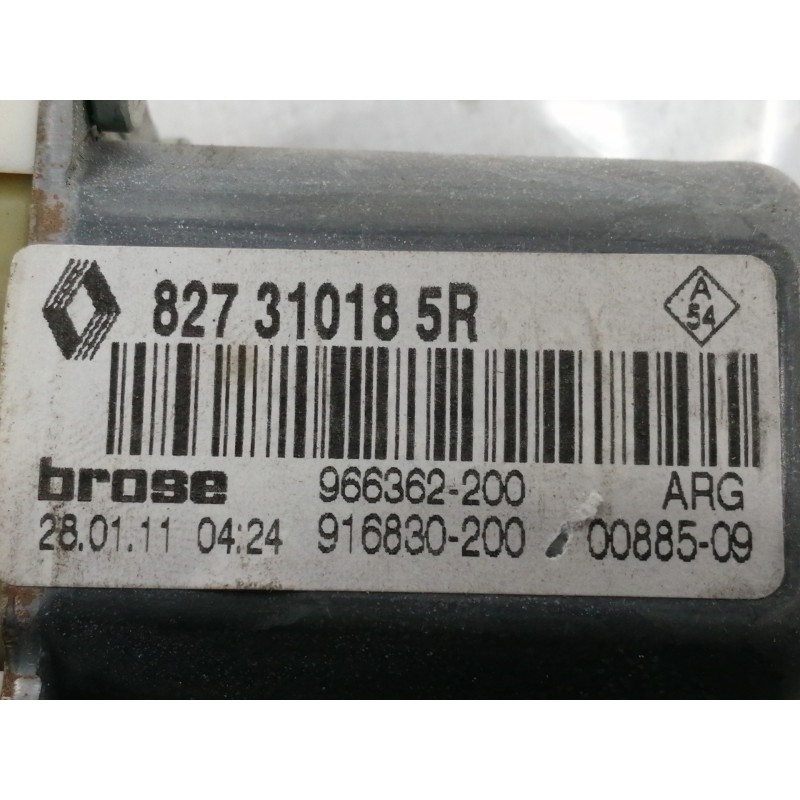 Recambio de elevalunas trasero izquierdo para renault megane iii sport tourer emotion referencia OEM IAM 827310185R 966362200 91