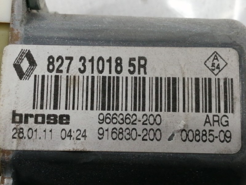 Recambio de elevalunas trasero izquierdo para renault megane iii sport tourer emotion referencia OEM IAM 827310185R 966362200 91