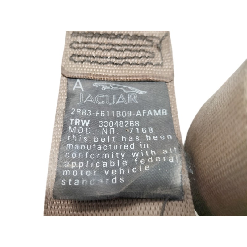 Recambio de cinturon seguridad delantero izquierdo para jaguar s-type 2.7 v6 diesel executive referencia OEM IAM 2R83F611B09AFAM