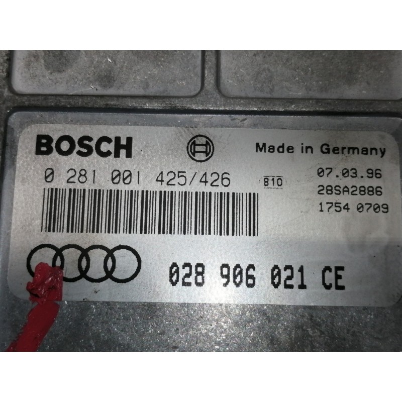 Recambio de centralita motor uce para audi a4 berlina (b5) 1.9 tdi referencia OEM IAM 028906021CE  