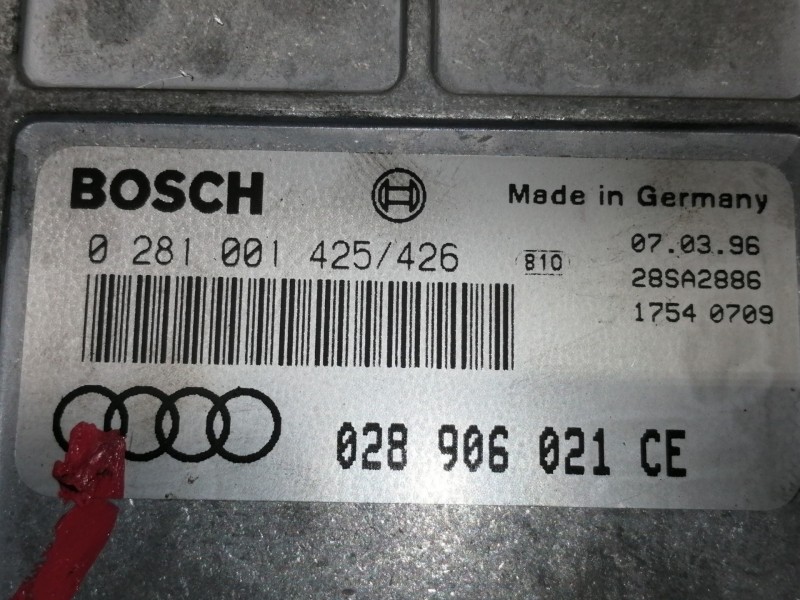 Recambio de centralita motor uce para audi a4 berlina (b5) 1.9 tdi referencia OEM IAM 028906021CE  