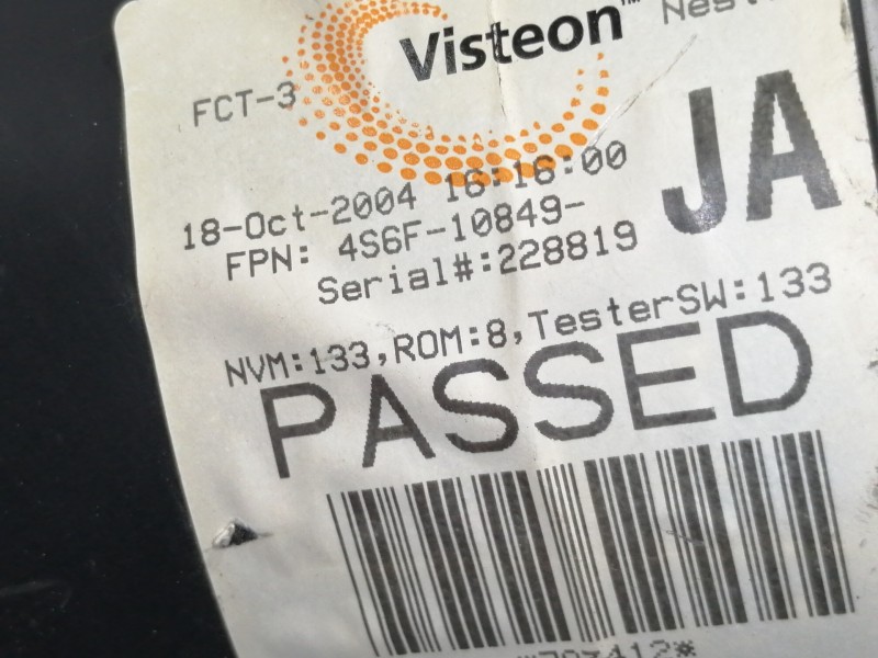 Recambio de cuadro instrumentos para ford fiesta (cbk) 1.4 tdci cat referencia OEM IAM 4S6F10849  