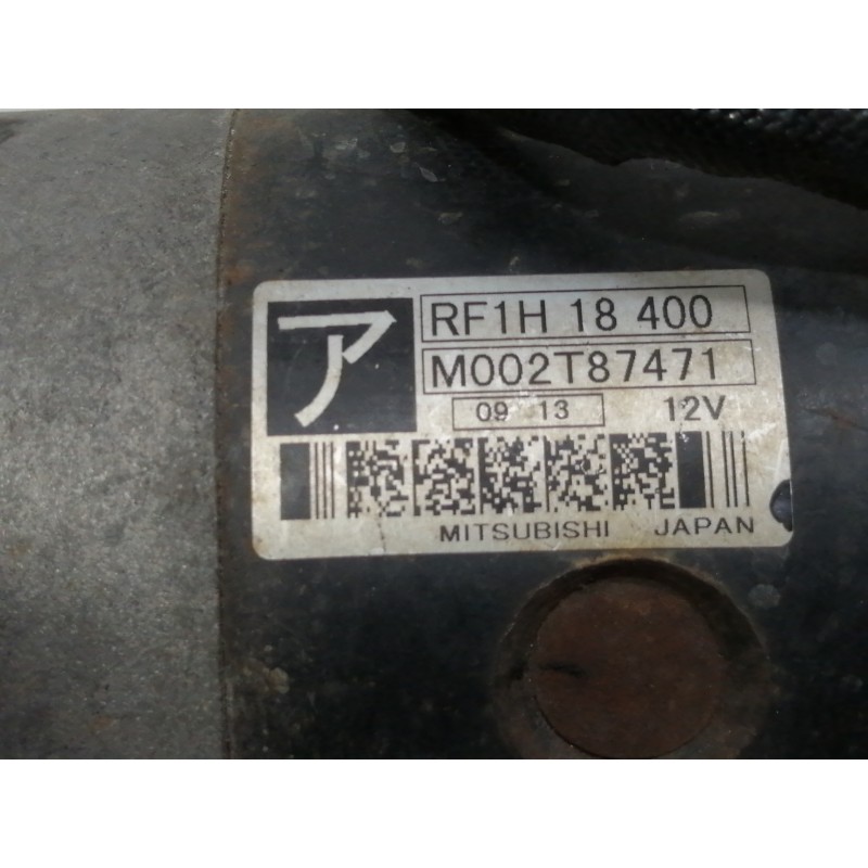 Recambio de motor arranque para mazda premacy (cp) 2.0 turbodiesel cat referencia OEM IAM M002T87471 RF1H18400 