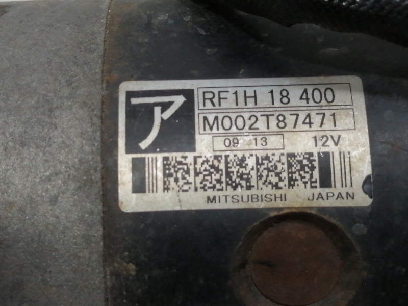 Recambio de motor arranque para mazda premacy (cp) 2.0 turbodiesel cat referencia OEM IAM M002T87471 RF1H18400 