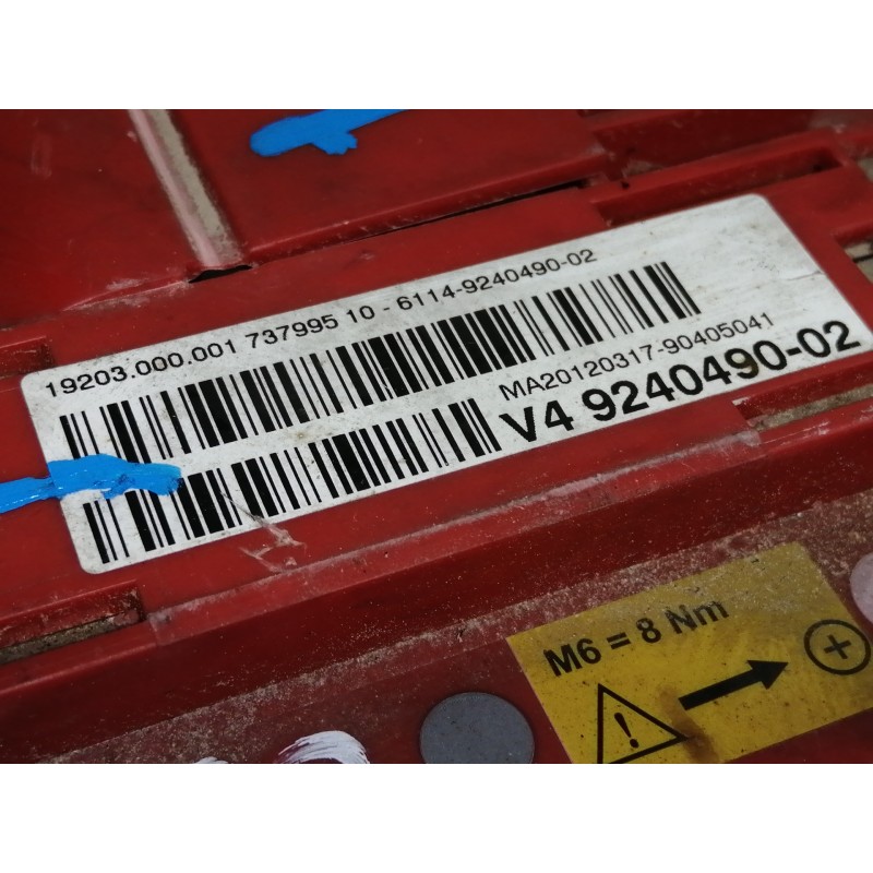 Recambio de caja reles / fusibles para bmw serie 5 lim. (f10) 535d referencia OEM IAM 924049002CUBIERTABATERIA 9240490 / 7379951