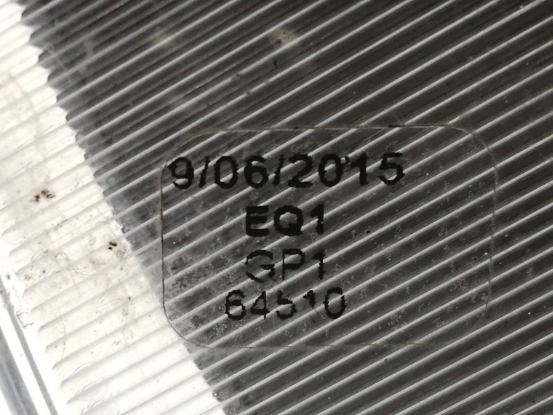 Recambio de faro antiniebla derecho para bmw serie 5 lim. (f10) 535d referencia OEM IAM 89206701  