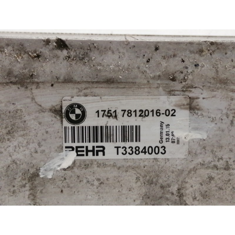 Recambio de intercooler para bmw serie 5 lim. (f10) 535d referencia OEM IAM 17517812016 1751781201602 T3384003