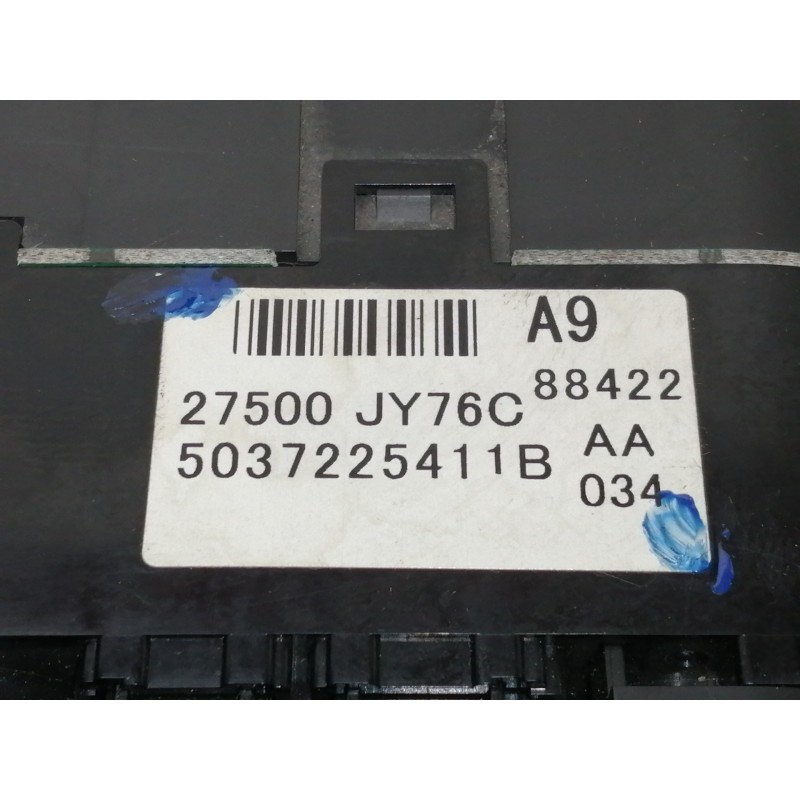 Recambio de mando calefaccion / aire acondicionado para renault koleos dynamique pack2 referencia OEM IAM 27500JY76C 5037225411B
