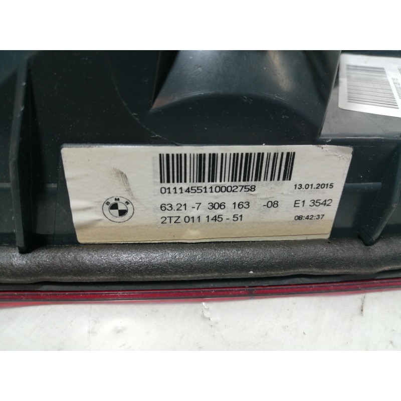 Recambio de piloto trasero izquierdo interior para bmw serie 5 lim. (f10) 535d referencia OEM IAM 2TZ011145 63217306163 7344645