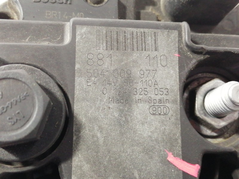 Recambio de alternador para iveco daily caja cerrada (2006 =>) caja cerrada gran espacio 35s... batalla 3300 referencia OEM IAM 