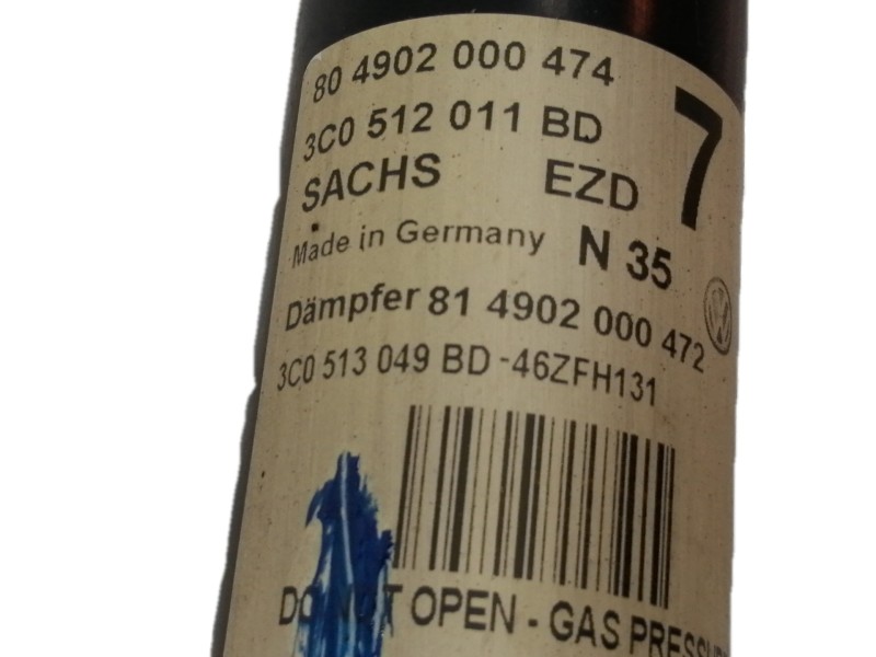 Recambio de amortiguador trasero derecho para volkswagen passat berlina (3c2) trendline referencia OEM IAM   