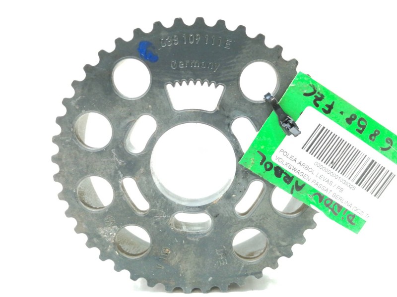 Recambio de polea arbol levas para volkswagen passat berlina (3c2) trendline referencia OEM IAM 038109111E  