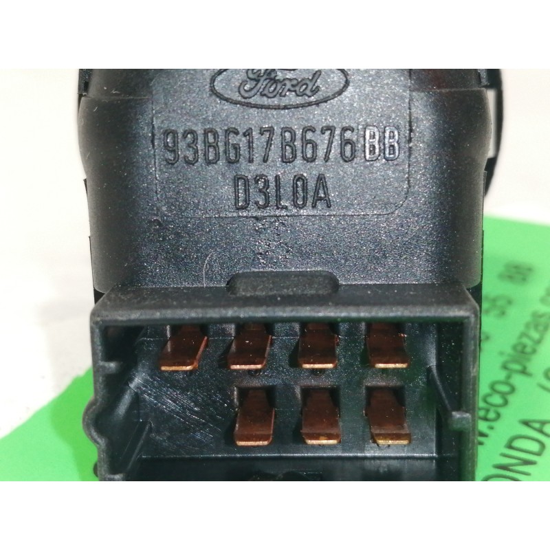 Recambio de mando retrovisor para ford fiesta (cb1) trend referencia OEM IAM 93BG17B676BB  