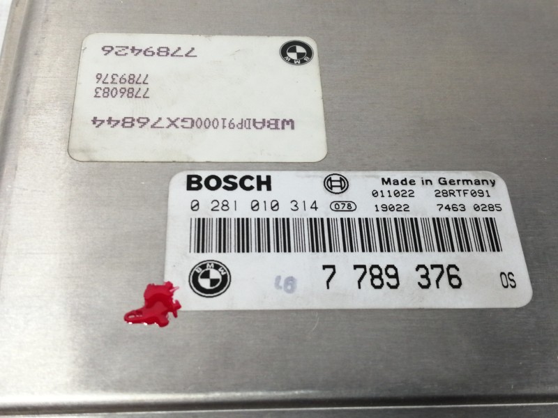 Recambio de centralita motor uce para bmw serie 5 touring (e39) 525d referencia OEM IAM 0281010314  